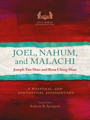 cover image of Joel, Nahum, and Malachi
